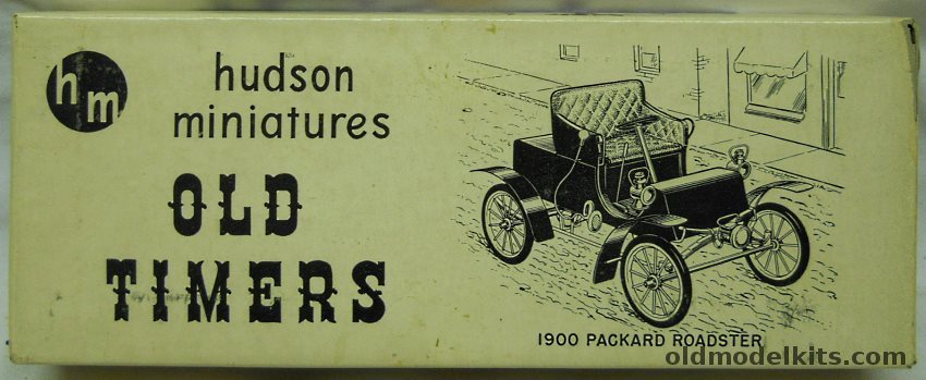 Hudson Miniatures 1/16 1900 Packard Roadster Old Timers plastic model kit